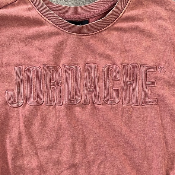 Jordache crewneck bleached sweater size XL - Picture 3 of 7